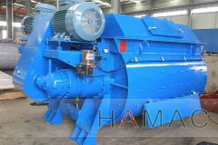 HZS90 Concrete Mixing Plant and Loading Machine Were Shipped to Indonesia